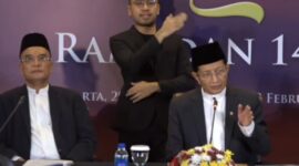 Konferensi Pers Hasil Sidang Isbat, Kementrian Agama Tahun 2025