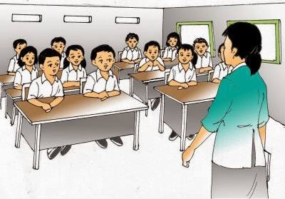 Ilustrasi kegiatan belajar mengajar di sekolah. (Foto : Ist)