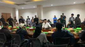 Ruang rapat DPRD Samarinda bersama Dinas PUPR dan Pekerja Teras Samarinda