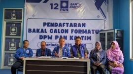 Konferensi Pers DPW PAN Kaltim, Pendaftaran Bakal Calon Formatur