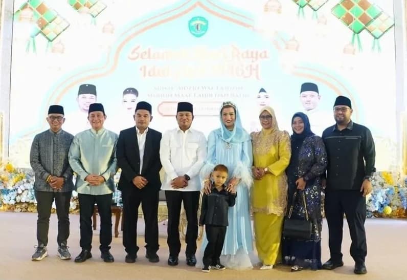 Hasanuddin Mas'ud dan beberapa anggota DPRD Kaltim hadiri Halal Bihalal (ist)