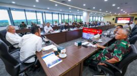 Suasana Rapat Koordinasi Pimpinan Daerah Provinsi Kalimantan Timur, digelar di Kantor Otorita IKN, Penajam Paser Urara. (Foto : Humas DPRD Kaltim)