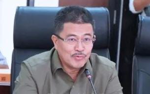 Sekretaris Komisi IV DPRD Kaltim, Darlis Pattalongi dalam Rapat Dengar Pendapat (RDP) Lintas Provinsi. (Humas DPRD Kaltim)