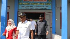 Pansus LKPJ Kaltim Sidak Proses Pembangunan SMK N 3 PPU