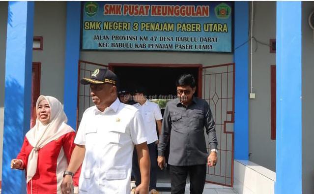Pansus LKPJ Kaltim Sidak Proses Pembangunan SMK N 3 PPU