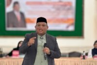 Agusriansyah Ridwan Saat Gelar Sosper Nomor 4 tahun 2022 tentang Fasilitasi Pencegahan dan Pemberantasan Penyalahgunaan serta Peredaran Gelap Narkotika, Prekursor Narkotika, dan Psikotropika di Sangatta Utara. (ist)