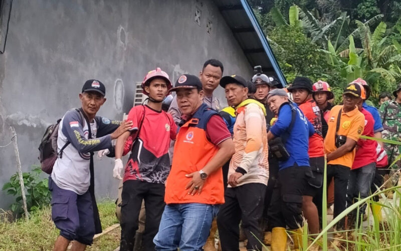 Evakuasi Penemuan Korban Tanah Longsor di Lempake (ist)
