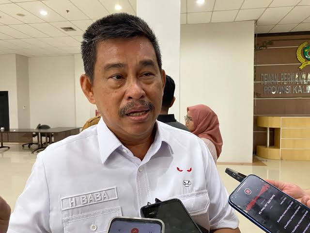 Ketua Komisi IV DPRD Kaltim, H. Baba
