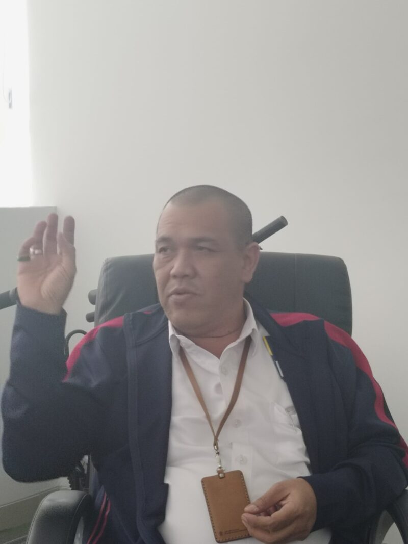 Kepala Bidang Pembudayaan Olahraga A. A Bagus Surya Saputra Sugiarta.