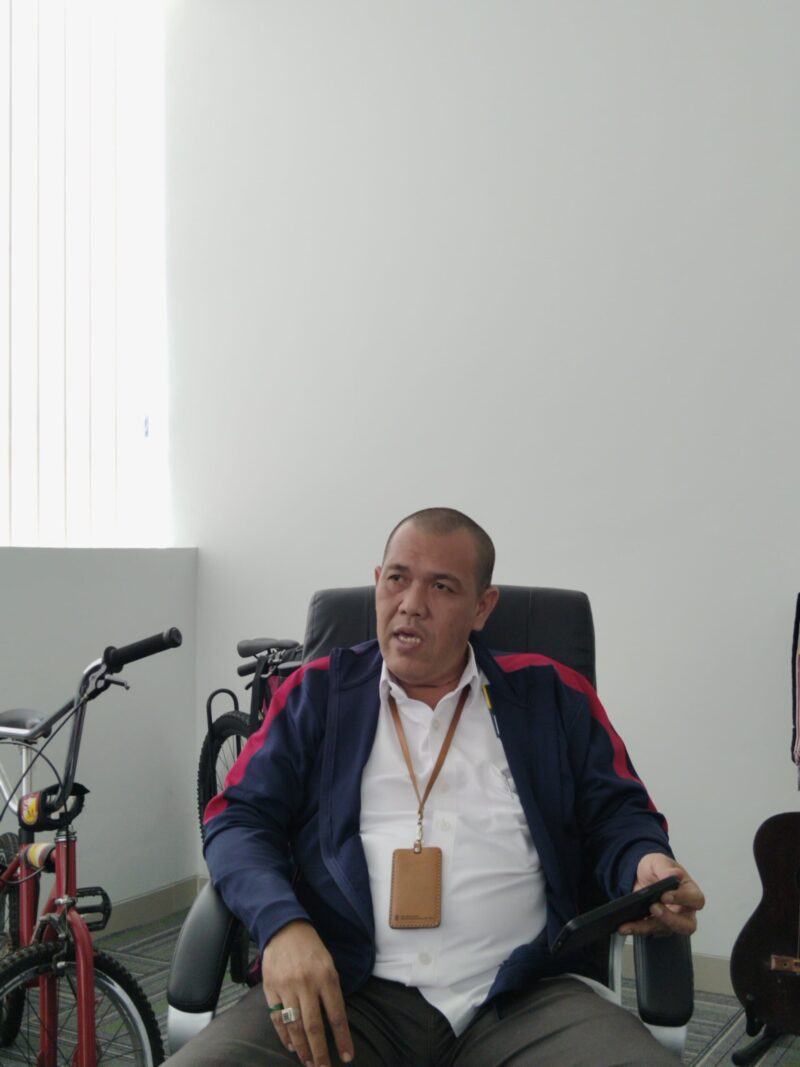 Kepala Bidang Pembudayaan Olahraga A. A Bagus Surya Saputra Sugiarta.