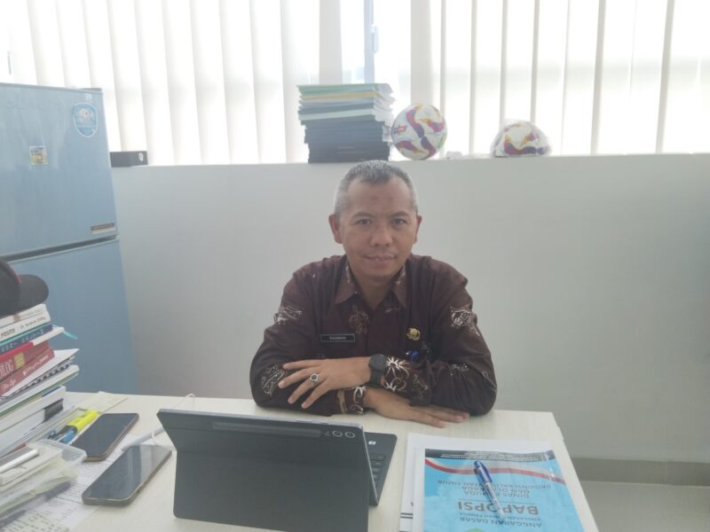 Kepala Bidang Peningkatan Prestasi Olahraga, Rasman Rading.