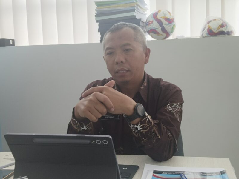 Ket. Foto: Kepala Bidang Peningkatan Prestasi Olahraga Dispora Kaltim, Rasman Rading