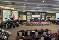 Rapat Paripurna ke-14 DPRD Kukar. (Infonusa)