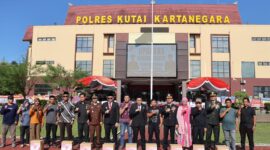 Ketua DPRD Kukar Ahmad Yani hadiri peringatan HUT Bhayangkara ke-79.