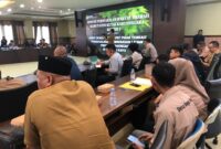 RPD Komisi I DPRD Kukar bahas sengketa pembebasan lahan masyarakat Desa Sebuntal.