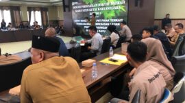 RPD Komisi I DPRD Kukar bahas sengketa pembebasan lahan masyarakat Desa Sebuntal.
