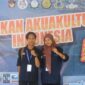 Delegasi Pekan Akuakultur Indonesia (PAI) Makassar : Muhammad Ikhsan Amin (Ketua Umum Himakua FPIK UNMUL Periode 2023) dan Aulia Wanda Devania (Ketua Umum Himakua FPIK UNMUL Periode 2022)