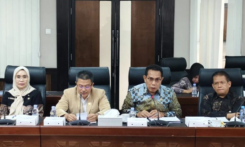 Darlis Pattalongi Terima Kunjungan DPRD Kutai Timur. (ist)