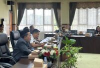 RDP Pimpin DPRD Kukar Ahmad Yani pada Selasa 22 Juli 2025. (Info Nusa)