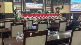 Rapat Paripurna ke-23 DPRD Kukar mengenai pengesahan Raperda pembentukan tujuh desa baru. (Info Nusa)