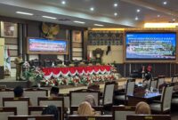 Rapat Paripurna ke-29 DPRD Kukar. (Info Nusa)