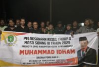 Muhammad Idham Anggota DPRD Kukar Dapil II lakukan Reses