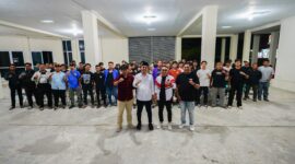 Taufik Ridianur Anggota DPRD Kukar saat jadi narasumber Dialog Kepemudaan. (Infonusa)