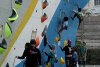 Gambaran Vanue Panjat Tebing. 