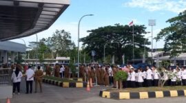 Suasana Apel Pagi Dispora Kaltim. (Istimewa)