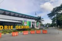 Kondisi Jalan Lingkar Stadion Kadrie Oening.