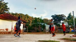 Olahraga Sepak Takraw. (ist