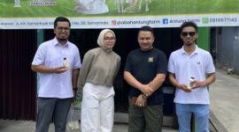 Kunjungan Ketua Kadin Kaltim, Putri Amanda