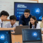 Ilustrasi Belajar AI di Sekolah