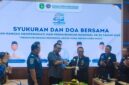 Ket.foto: Pemkab Kukar peringati Harhubnas ke 55 dengan pemotongan tumpeng.