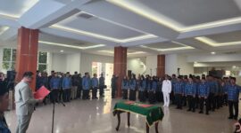 Ket.foto: Suasana Pelantikan 58 Pejabat Administrator dan Pengawas oleh Bupati Kutai Kartanegara, Aulia Rahman Basri.