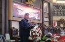 Foto: Sekda Kukar, Sunggono saat Tanggapan Fraksi di Sidang Paripurna DPRD Kukar.