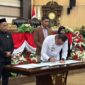 Foto: Penandatanganan persetujuan APBD Perubahan Kukar 2026.