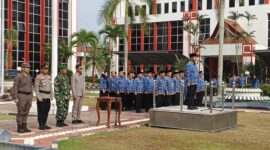 Foto: Suasana Upacara Peringatan Hari Kesaktian Pancasila di Halaman Kantor Bupati Kukar