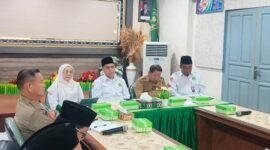 Foto: Rapat pembahasan persiapan peringatan Hari Santri Nasional 2026 yang berlangsung di Aula Kantor Kementerian Agama (Kemenag) Kabupaten Kukar. (Istimewa)