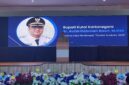 Foto: Bupati Kukar, Aulia Rahman Basri saat memberikan Sambutan sekaligus membuka kegiatan Festival Lokal Gemini Academy Impact Awards 2026.